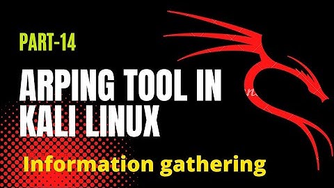Arping tool tutorial in Kali Linux | Arping command usage | Kali Linux in windows | The AB