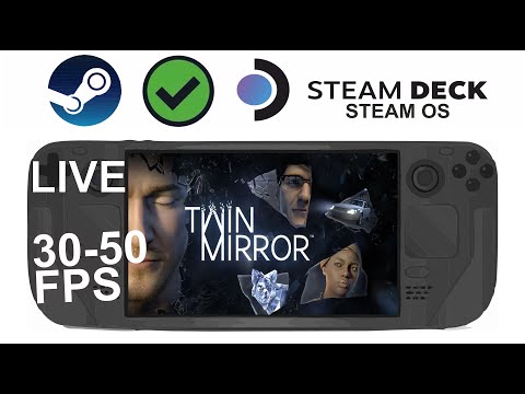 Twin Mirror on Steam Deck/OS in 800p 30-50Fps Ultra (Live)