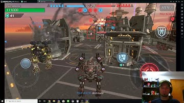 Sunday morning war robots test server,  testing out the leech and shield breaker module
