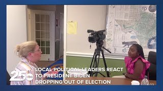 Local political leaders react to President Biden dropping out of election