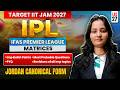 Jordan Canonical Form | Matrices | IIT JAM Mathematics 2027 | Lec-27 | IFAS