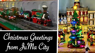 Christmas Greetings from my Work in Progress LEGO City