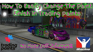 No Spec Maps, No GIMP - Easiest Paint Finish Trick For iRacing