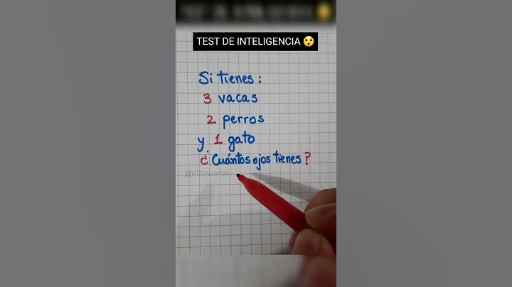 TEST DE INTELIGENCIA 😮