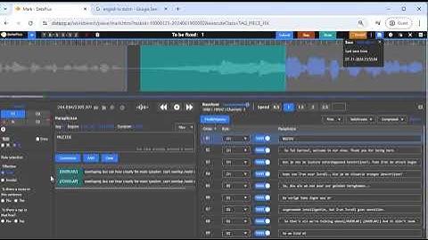 Correcting Errors on DataPlus Transcription Part 1