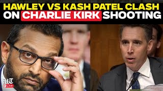 LIVE | Explosive Senate Clash: Hawley vs Kash Patel on Kirk Shooting | Charlie Kirk Shooting News