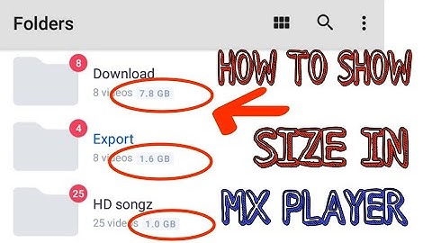 How to show file size in MX Player easily | Crazy Media Tech