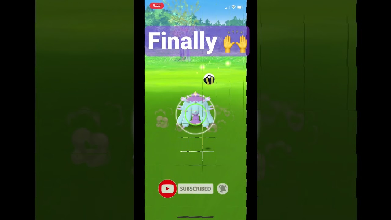 FINALLY caught this POKÉMON 