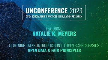 Lightning Talk: Open Data & FAIR Principles