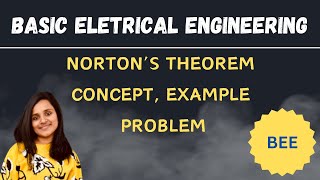 Norton's Theorem in BEE, Concept and Example Problem |Lec 11||BEE|