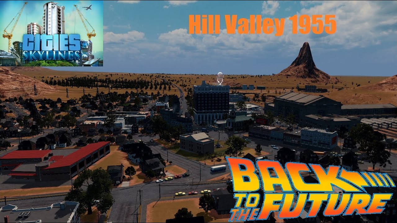 The 1955 Version Of Hill Valley From Back To The Future Recreated In The 1955 Version Of Hill Valley From Back To The Future Recreated In