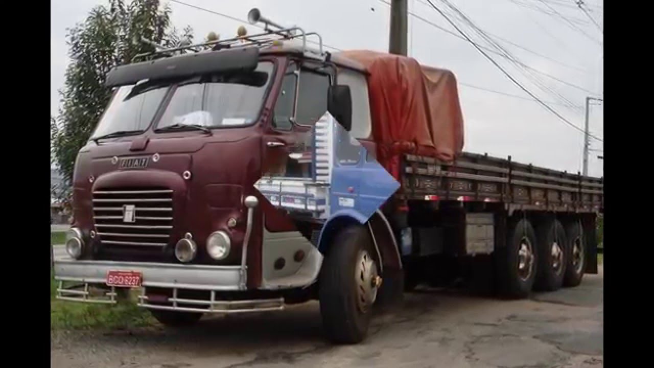 CAMINHÕES ANTIGOS DA FIAT-BRASIL - YouTube