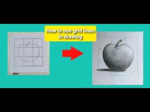 How To Use Grid lines In Drawing for beginners (1st part of tutorial ...
