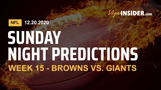 Sunday Night Football Predictions: Week 15 - NFL Picks and Odds - Browns at Giants