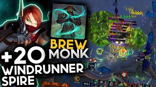 Windrunner Spire +20 | Master of Harmony Brewmaster | Midnight Season 1 M+
