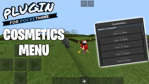 Plugin ⟩ CosmeticsMenu for PocketMine-MP | cosmetics | Minecraft Bedrock | DOWNLOAD