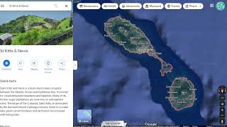 Where on the map - Saint Kitts and Nevis