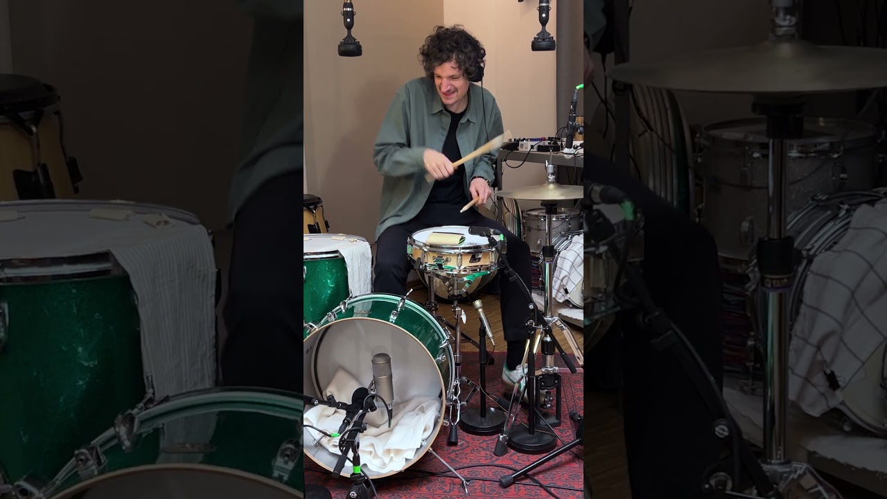 We pressed a bunch of acoustic drum loops to vinyl !! 