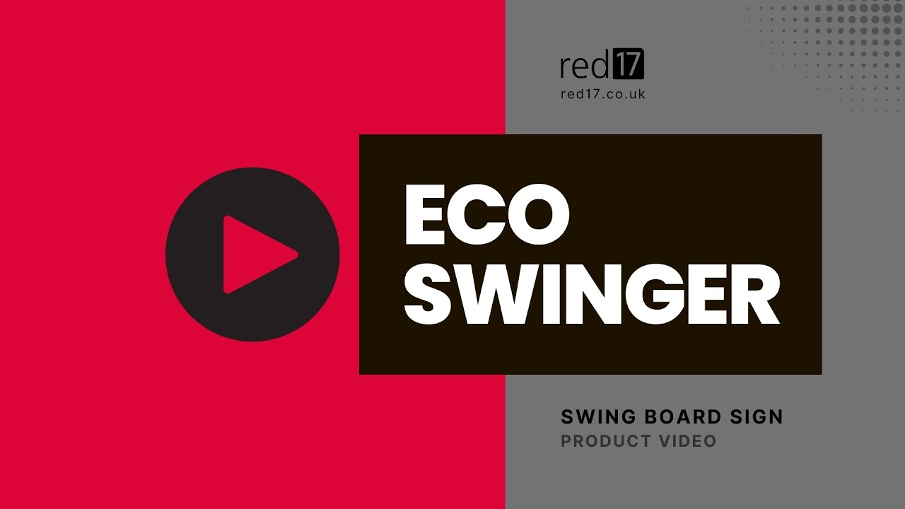 Eco-Swinger - Swing Board Sign - product video by red17