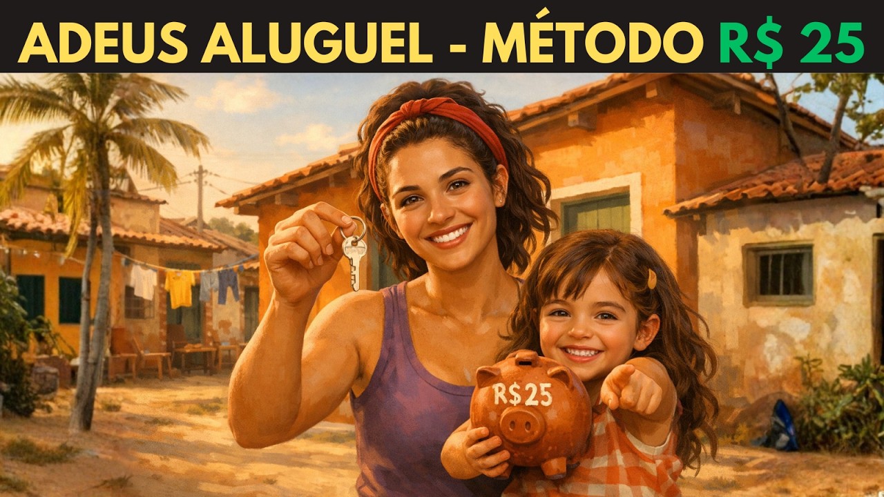 Como uma MÃE SOLTEIRA usou o Método dos R$25, QUITOU AS DÍVIDAS e COMPROU SUA CASA PRÓPRIA