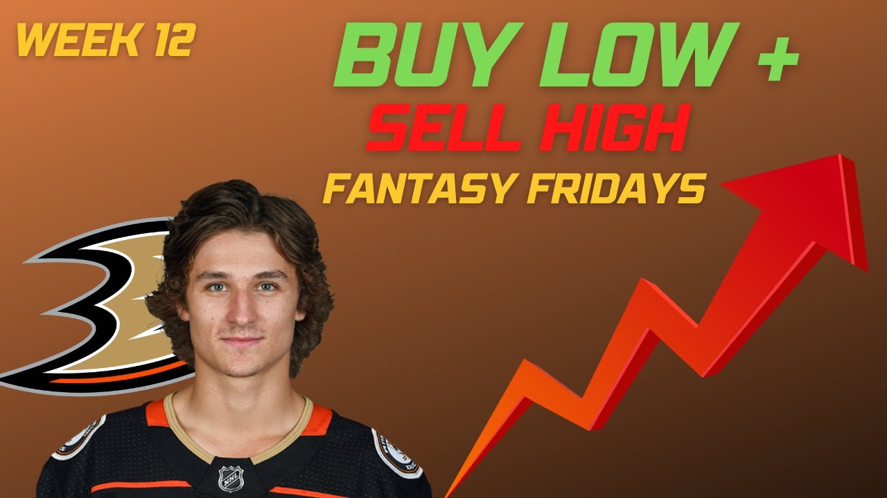 Buy Low Sell High Fantasy Hockey Trade Targets Week 12 YouTube