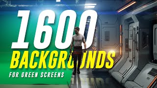 1,600 Backgrounds for Your Green Screens!