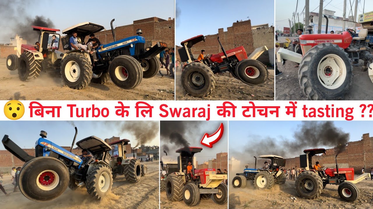 😵Swaraj 855 Vs New Holland 5620 Tractor Tochan || Miss u Nishu bhai 💔😭🚜