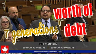 Liberals seem to be adding 7 generations' worth of debt and burden to all Canadians in the future