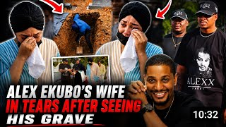 Alex Ekubo wife collapse moment she saw Alex Ekubo grave  👉 Prayer for her recovery// Work going on 
