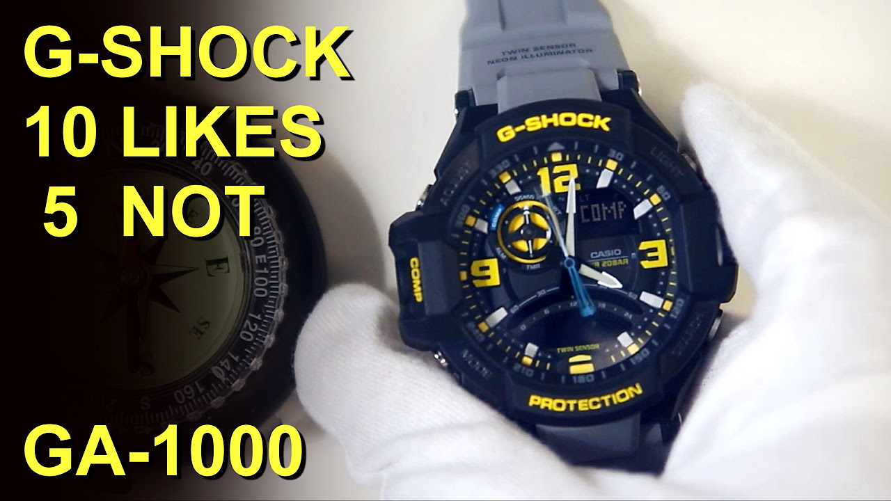 G-Shock GA-1000 Sky Cockpit, Feature Review: What I like, and why