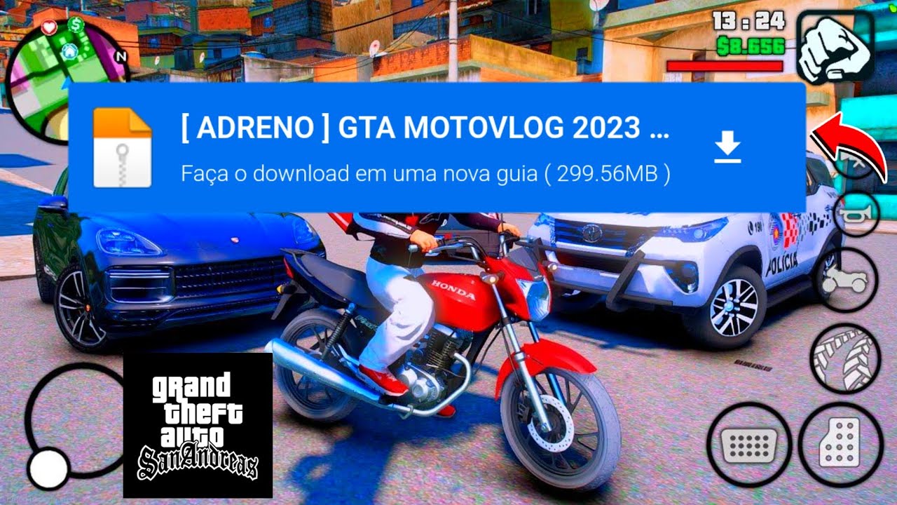 GTA MOTOVLOG PARA ANDROID ATUALIZADO 2023 PARA TODAS AS VERSÕES 