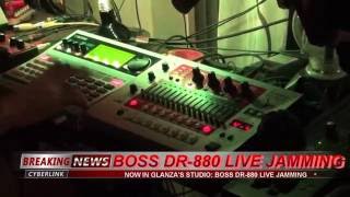 BOSS Dr. Rhythm DR-880 Live Jamming - Glanza's studio