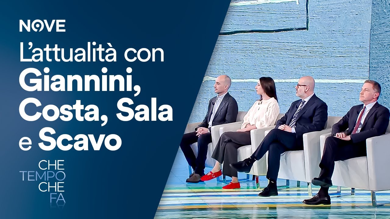 L'attualità con Giannini, Costa, Sala e Scavo | Che tempo che fa