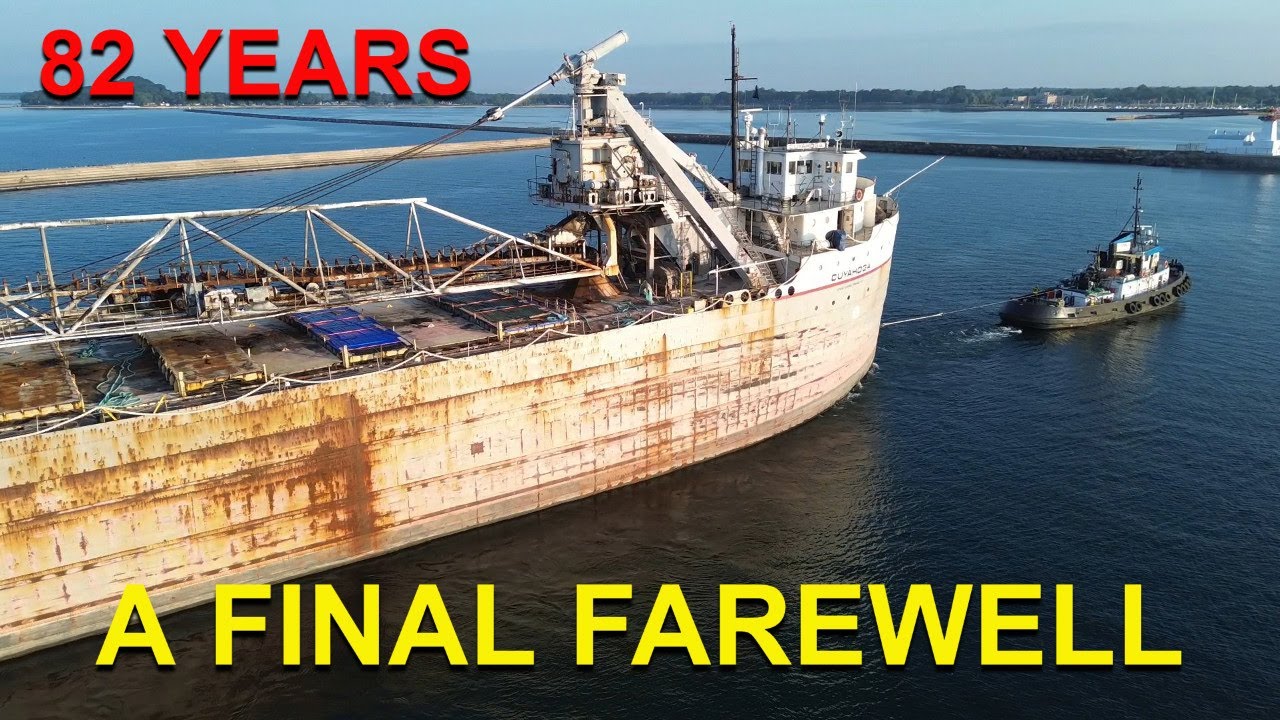 CLASSIC FREIGHTER FINAL ARRIVAL - 82 years of service