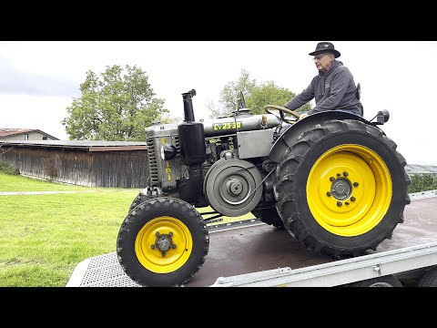 Eintreffen der Glühkopf-Freunde - Dampf und Glühkopf Show - Traktor Museum am Bodensee 10.10.2025