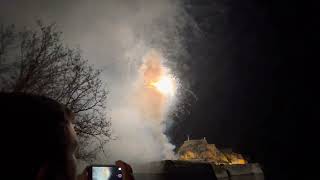 Corfu Town Fireworks Easter Sunday 2022 Full Display