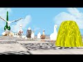 Paint Animals Gorilla Cow Lion Elephant Dinosaurs Fountain Crossing Animal Cartoon