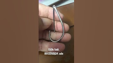 Lưỡi câu cá lóc, Lưỡi câu kéo, Lưỡi trứng rùa lai, anh bảy thép, #shorts