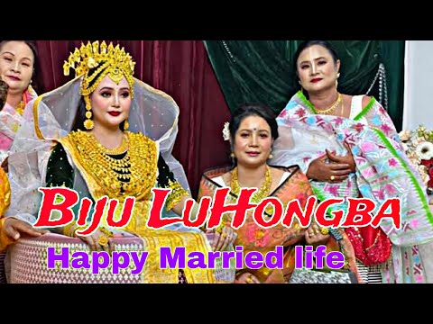 Actress Biju Ningombam Luhongba Roshan da Lei hukkhre 💓 happy married life 🥰❤️💓