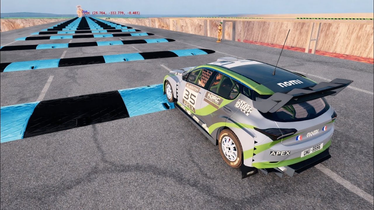 Cars vs 100 Speed Bumps #4– BeamNG.Drive