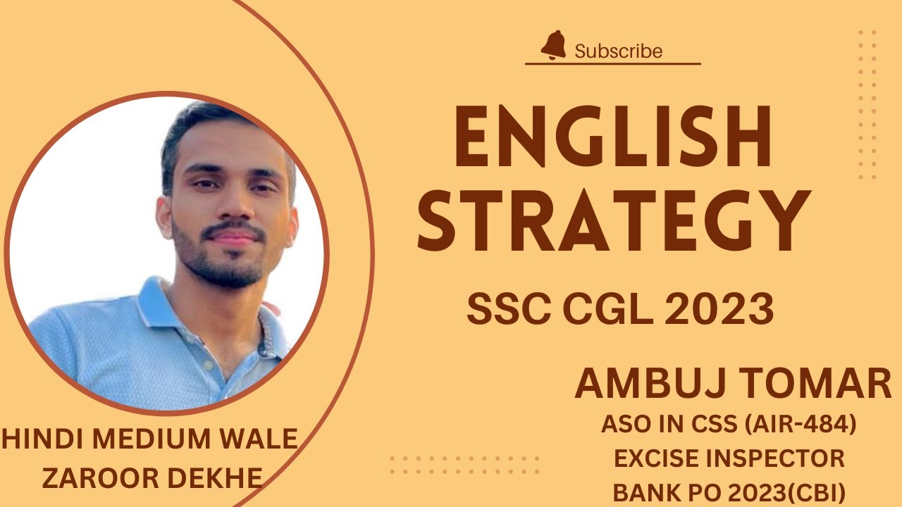 ENGLISH STRATEGY FOR SSC CGL 2023 SCORE 125+ #ssc #ssccgl #ssccgl2023 # ...