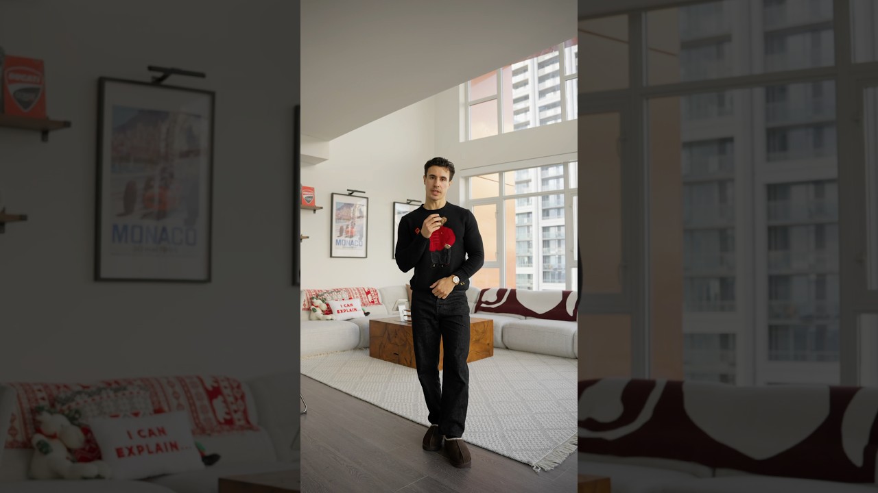 Boys Night Christmas Party Outfit Idea