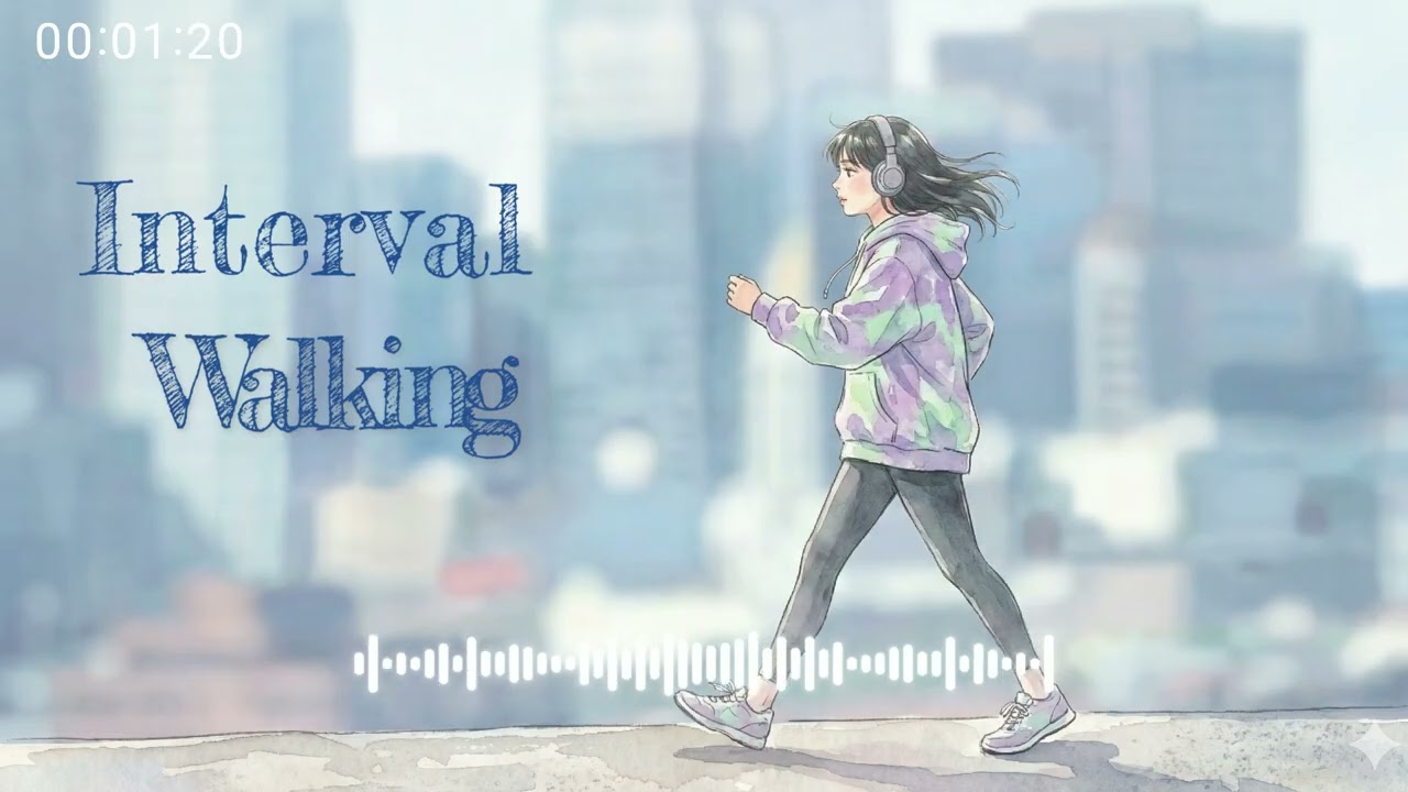 【洋楽 ウォーキング用】30分で体が変わる！インターバルウォーキング専用BGM🚶‍♀️（3分交互・5セット）