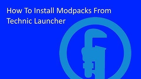 How to Install Modpacks From Technic Launcher!