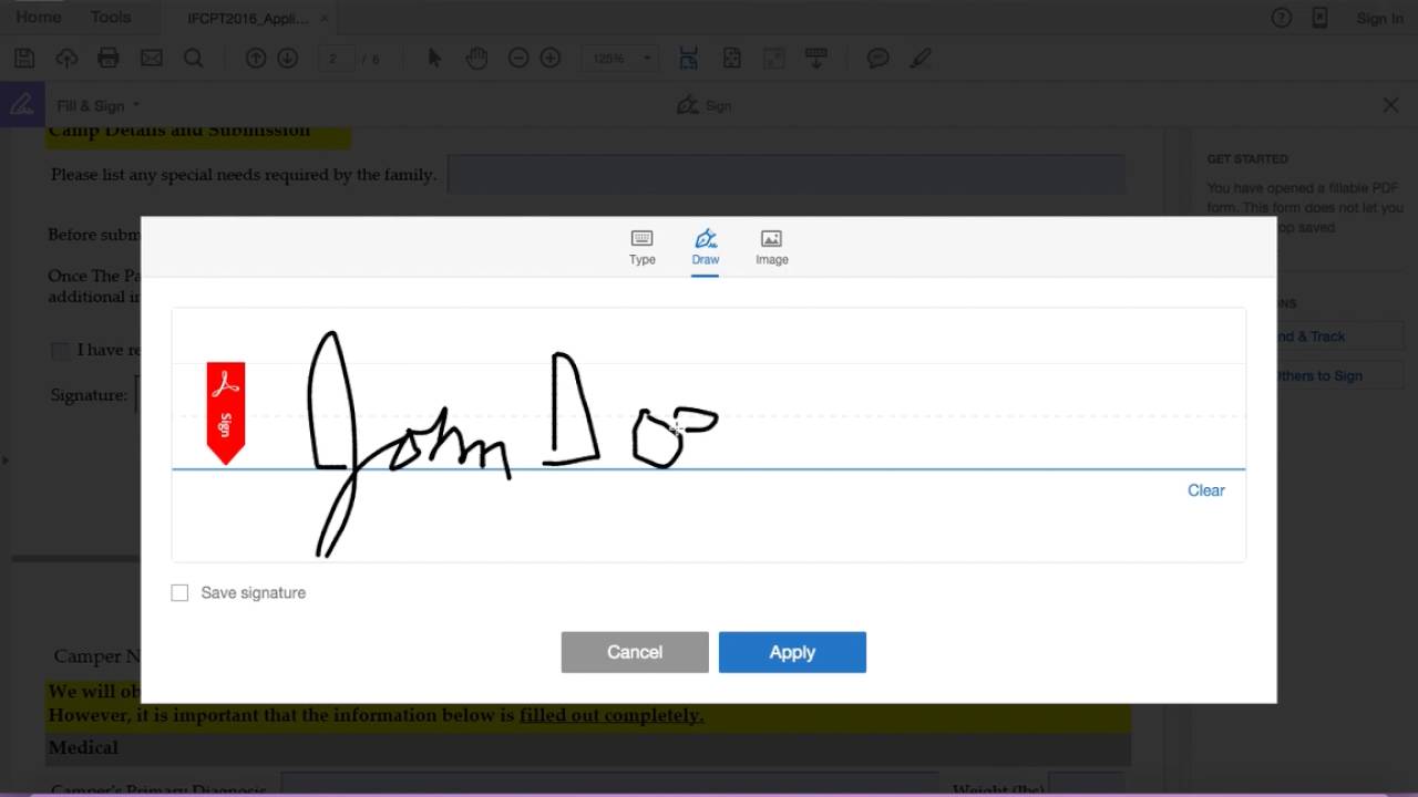 adobe reader signatures