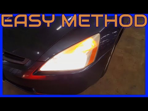 How to Replace a Low Beam Headlight Bulb on a Honda Accord (2002-2008 North American Models)