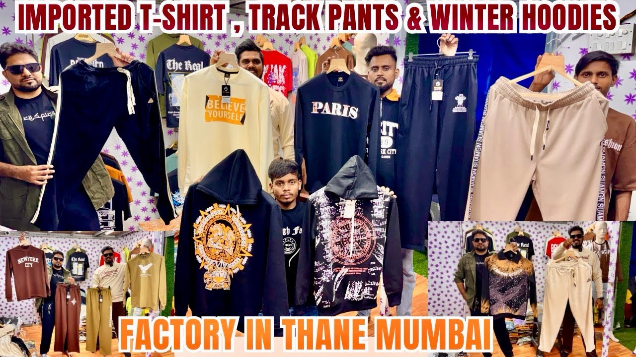 Imported T-shirt & Track Pants Factory Outlet in Thane Mumbai / T-SHIRT﻿ Manufacturer in @Mumbai