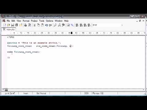 Beginner PHP Tutorial  34 - String Functions Part 1