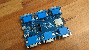 Debugging VGA Madness! 6 Projectors controlled by ESP32