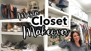 MASTER CLOSET MAKEOVER | ORGANIZE #WITHME | AMAZON ORGANIZATION WITH LINKS | Bloom Creative Co.